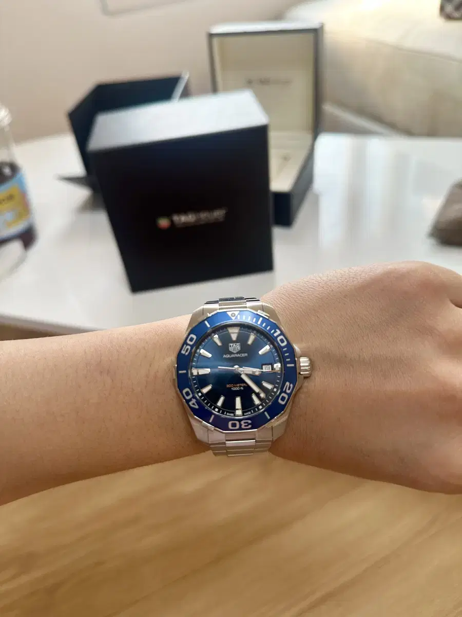 Tagheuer 아쿠아레이서 41mm 쿼츠 청판 팝니다